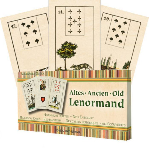 Old Lenormand Deck Cards Altes Ancien Historical Cards Alexander Gluck Agm NEW