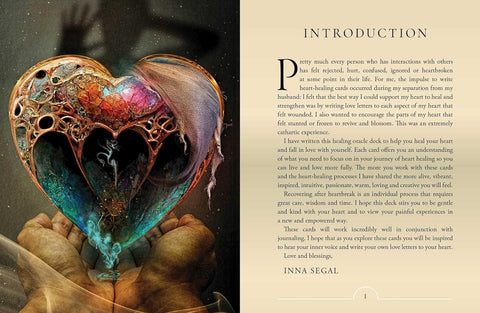 Healing Heart Oracle Cards Deck Rockpool Publishing By Inna Segal NEW