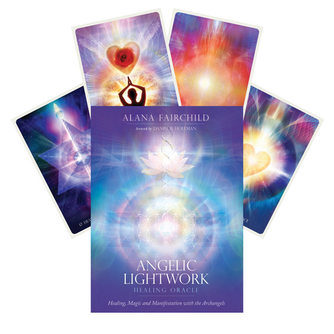 Angelic Lightwork Healing Oracle Magic Cards Deck Blue Angel Alana Fairchild NEW