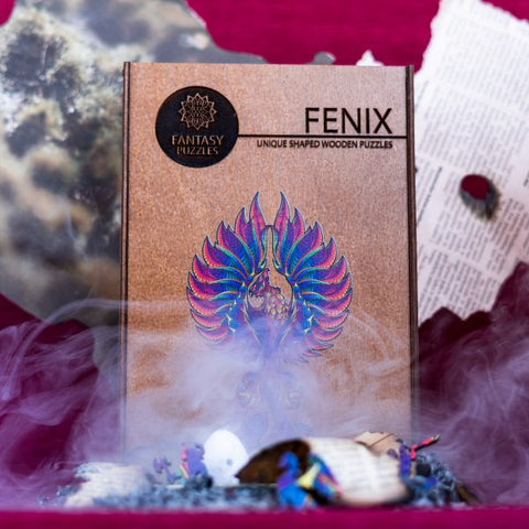 Fenix Wooden Puzzle M size 130 pieces Fantasy Puzzles