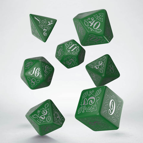 Pathfinder Roleplaying Game Kingmaker Dice Set Paizo Q-Workshop Green NEW