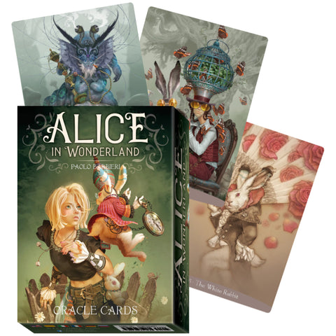 Alice In Wonderland Oracle Cards Deck Paolo Barbieri Divination Lo Scarabeo Or72