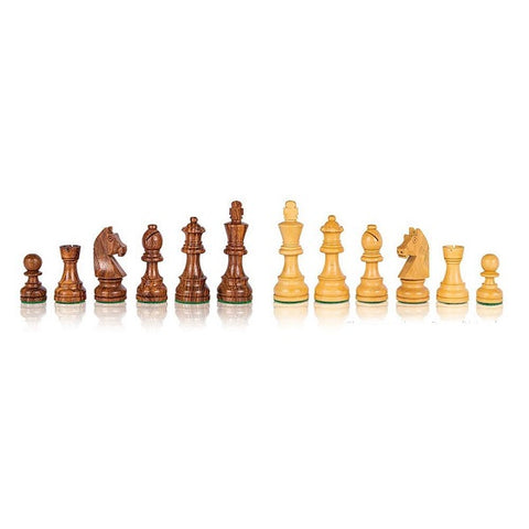 Wooden Chess Set Staunton Chessmen Walnut Chessboard 27Cm Manopoulos Skw4130K