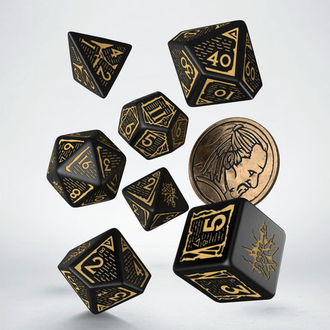 The Witcher Dice Set Vesemir The Sword Master Role Playing Games Q-Workshop NEW