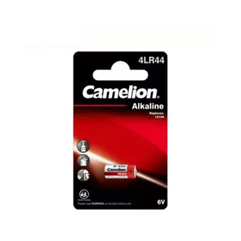Camelion 4Lr44 Alkaline Battery 6V No Mercury 150Mah 1414A 1Bl NEW