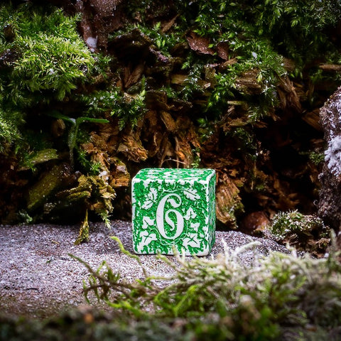 Forest Tundra Dice Set Green And White Story Role Playing Games Q-Workshop NEW