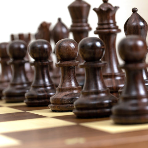 Italfama Italian Handcrafted Wooden Chess Set, Numbered Board, 10.5cm King