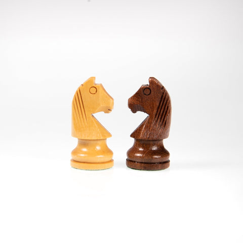 Italfama Mahogany Chess Set, Maple Board, Handmade in Italy, Storage Box