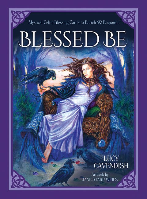 Blessed Be Oracle Cards Deck Original Blue Angel By Lucy Cavendish Esoteric NEW