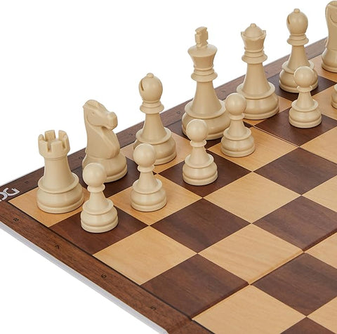 Chess Starter Box Brown (Pieces, Board & DGT1002) DGT