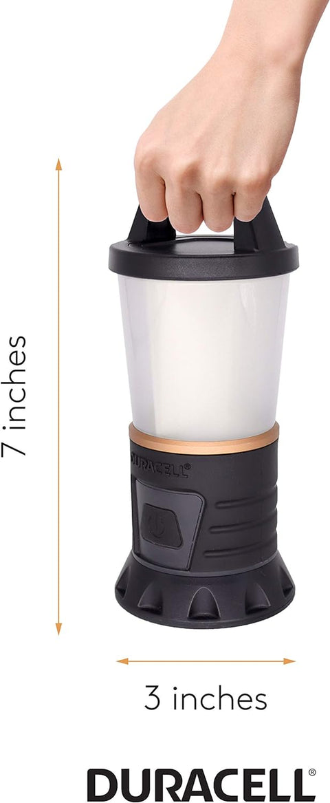 Duracell Lantern 600 Lumens 5 Light Modes 3 Aa Alkaline Batteries Included