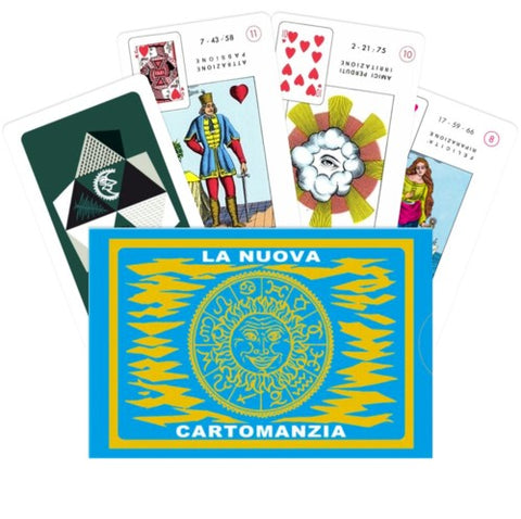 La Nuova Cartomancy 37 Tarot Playing Cards Deck Modiano Magic Esoteric NEW
