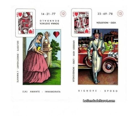La Nuova Cartomancy 37 Tarot Playing Cards Deck Modiano Magic Esoteric NEW
