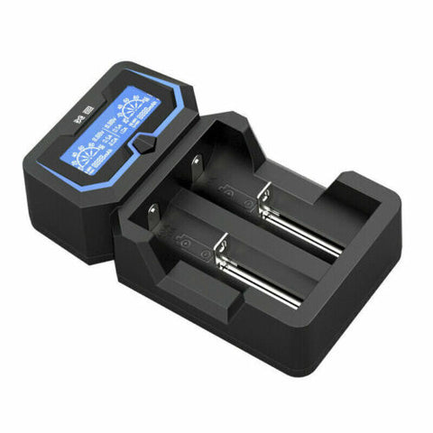Xtar X2 Battery Charger High Speed Processor Li-Ion Tc/Cc/Cv Lcd NEW