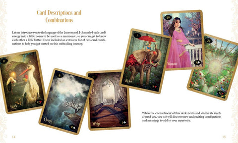 Lenormand Of Enchantment Cards Deck Schiffer Publishing Y. Westwood Kalliope NEW