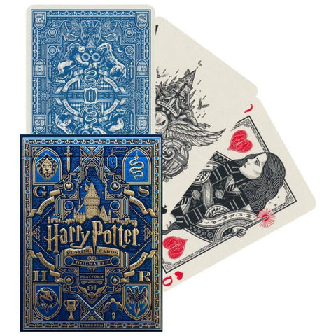 Harry Potter Raven Claw Blue Playing Cards Deck Theory 11 Magic Cards