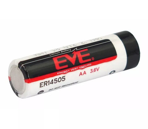 Eve Er14505 Ls14500 Std Aa Battery 3.6V Bobbin Cell Lisocl2 Lithium Bulk