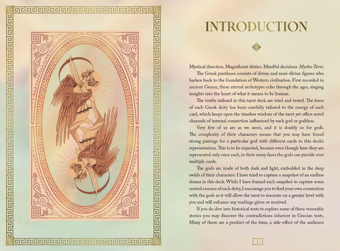 Mythos Tarot Cards Deck Guidance From The Greek Gods