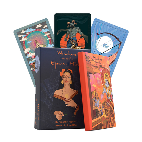 Wisdom From The Epics Of Hind Oracle Cards Deck US Games By Pankhuri Agarwal NEW