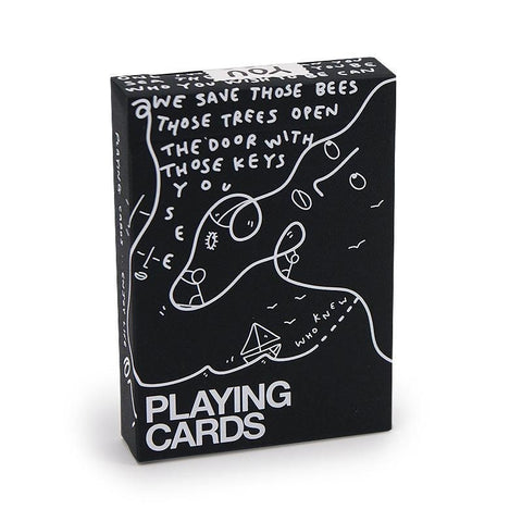 Shantell Martin Whitney Black Theory 11 Playing Cards Deck Magic Tricks NEW