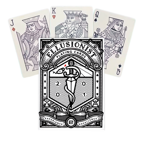 The Ellusionist Deck Limited Edition Playing Cards E Team Black White NEW