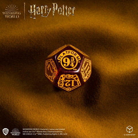 Harry Potter. Gryffindor Modern Dice Set Red Role Playing Games Q-Workshop NEW