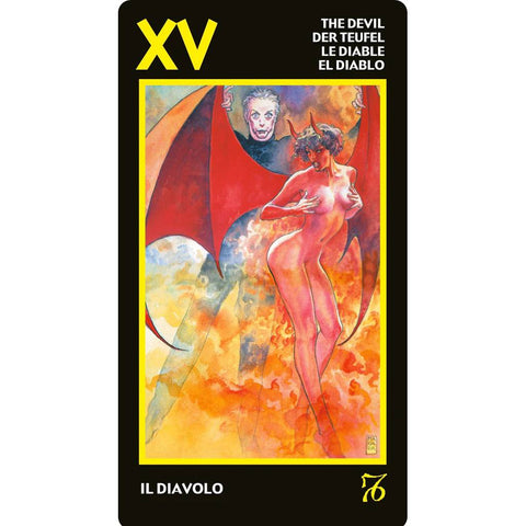 Manara Erotic Tarot Deck Cards Mildo Esoteric Fortune Telling Lo Scarabeo NEW