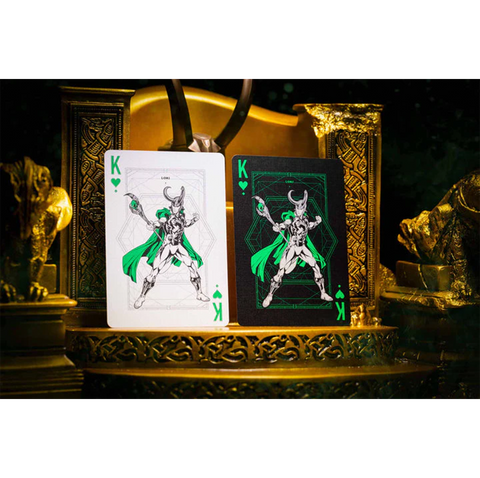 Avengers Loki Playing Cards 2 Decks Pvc & Paper Led Lights Difatta Dif14