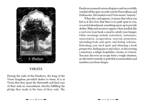The Mahabharata Oracle Cards Deck Gita Rash Schiffer Publishing Red Feather NEW