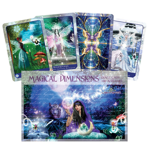 MAGICAL DIMENSIONS ORACLE CARDS AND ACTIVATORS LIGHTSTAR SCHIFFER PUBLISHING NEW