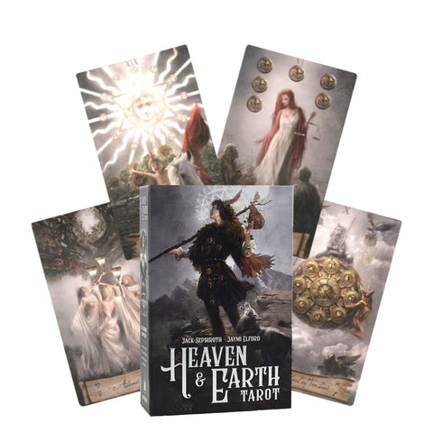 Heaven & Earth Tarot Kit Cards Deck And Book Set Jack Sephiroth Lo Scarabeo NEW