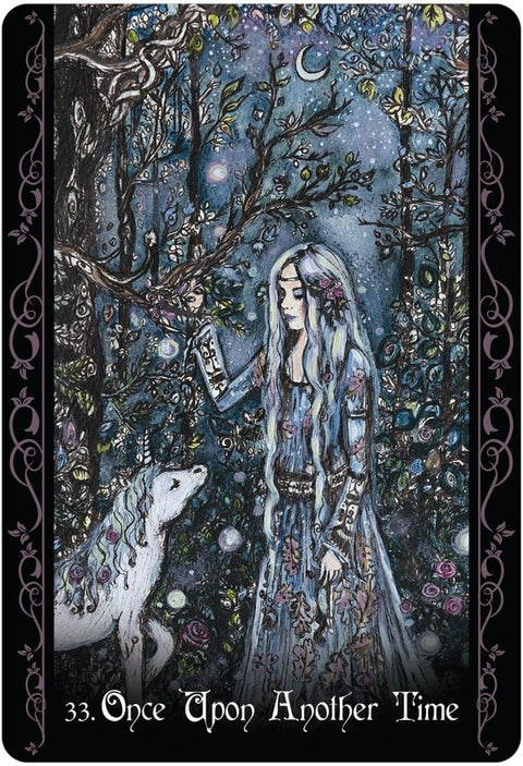 The Solitary Witch Oracle Blue Angel Artwork By Lady Viktoria Wisdom Awakening