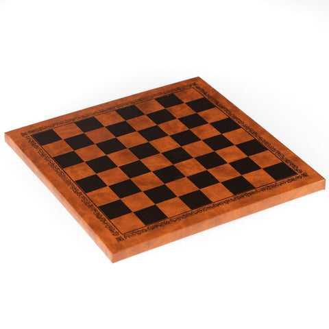 Italfama Magnetic Mahogany Chess Set, Leatherette Board, 26 cm, Italian