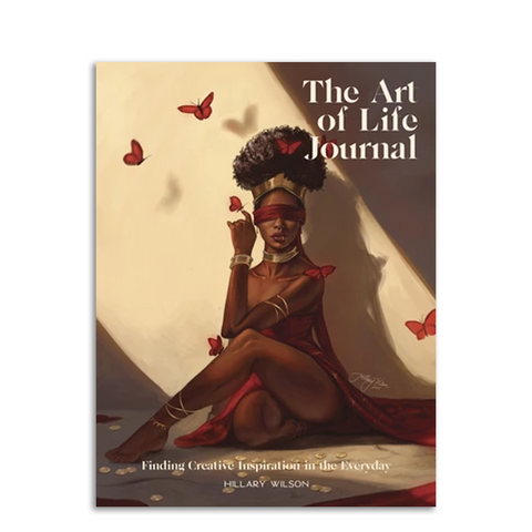 The Art Of Life Journal Notebook Lines Hillary Wilson Creative Blue Angel NEW