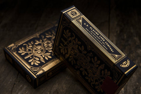 2x Decks Monarchs Theory 11 Playing Cards Blue Gold Magic Tricks