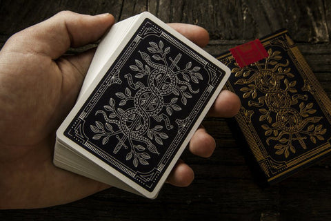 2x Decks Monarchs Theory 11 Playing Cards Blue Gold Magic Tricks
