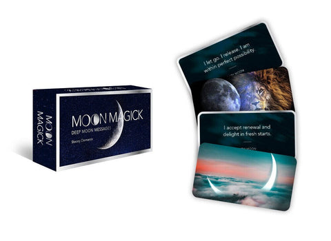 Moon Magick Inspiration Cards Messages Rockpool Publishing Stacey Demarco NEW