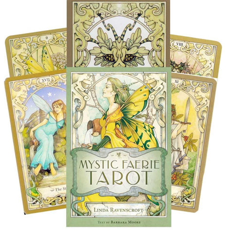 Mystic Faerie Tarot Cards Deck Linda Ravenscroft Barbara Moore Llewellyn NEW