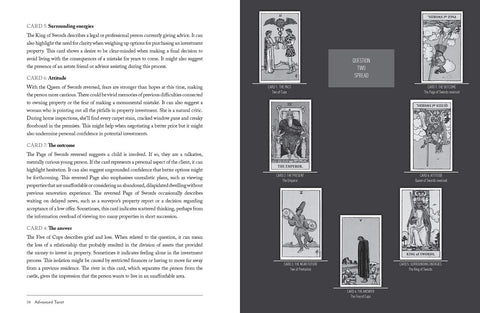 Advanced Tarot Book Blue Angel By Paul Fenton-Smith Guide To Tarot Reading NEW