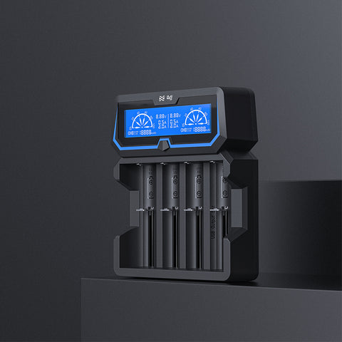 Xtar X4 Battery Charger Lcd Li-Ion Nimh 14500 14650 USb 5V 1A Output NEW