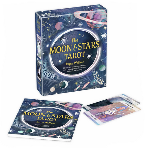 The Moon & Stars Tarot Cards With Book Cico Books By Jayne Wallace Healing NEW