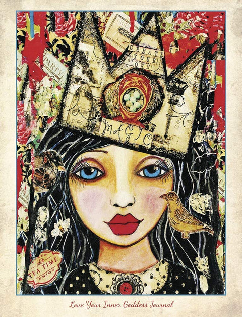 Love Your Inner Goddess Journal Lined Notebook Alana Fairchld Blue Angel NEW
