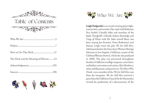 The Flowerwise Oracle Cards Deck Schiffer Publishing
