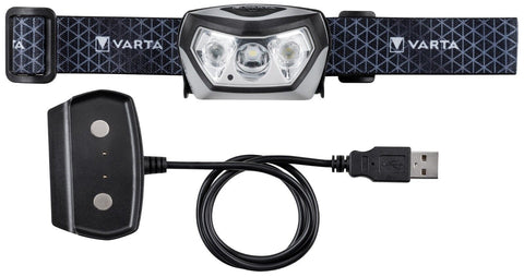 Varta Outdoor Sports H30R Wireless Pro 18650 Headlight 400 Lumens With USb NEW