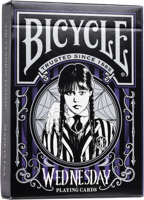 High Quality Bicycle Wednesday Addams Themed Poker Playing Cards