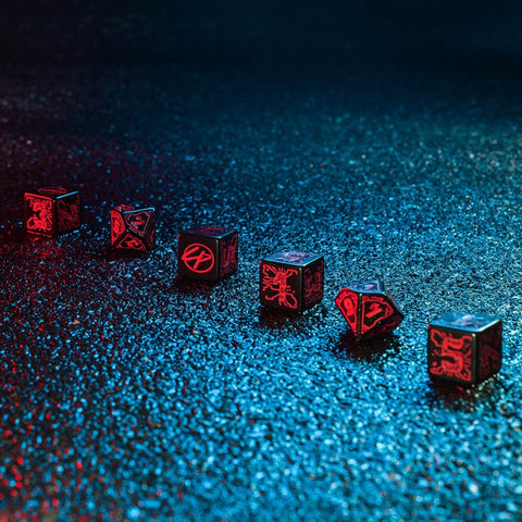 Cyberpunk Red Essential Dice Set Night City Role Playing Games Q-Workshop NEW