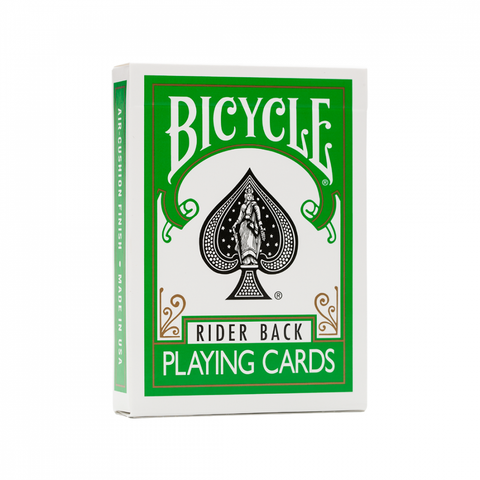 Bicycle Green Playing Cards Deck Rider Back Magic Tricks Poker USa USpcc NEW