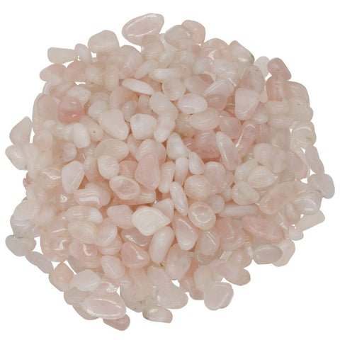 24 Small African Tumble Stones Rose Quartz Gemstones Amulet Ancient Wisdom NEW