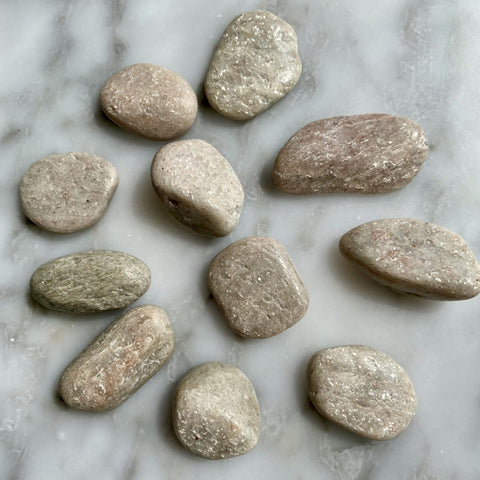 24 Large Tumble Stones - White Aventurine Gemstones Talisman Ancient Wisdom NEW