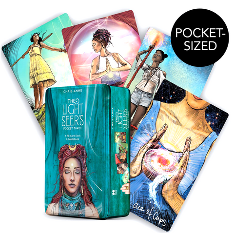 The Light Seer'S Pocket Tarot Card Deck And Guidebook Hay House Chris-Anne NEW